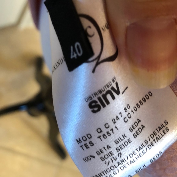 NWOT Alexander McQueen silk Top - Picture 8 of 10